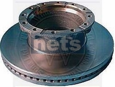 REPLACEMENT REAR BRAKE DISC WITH CAST ABS TEETH