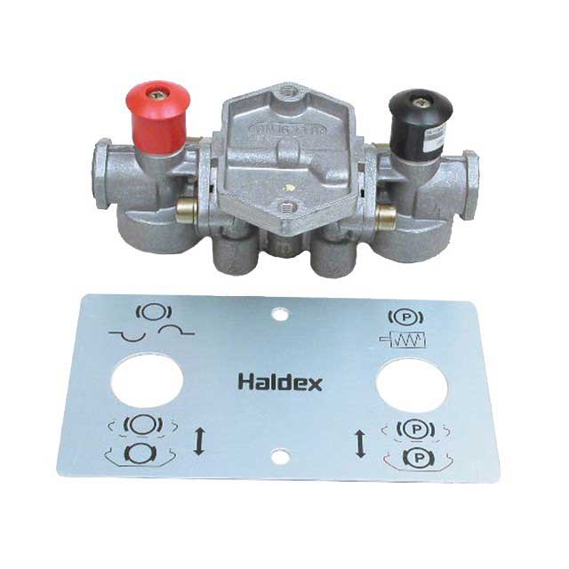 COMBINED TRAILER PARK AND SHUNT VALVE FOR ABS SYSTEMS MAX WORKING PRESSURE BAR 8.5 PORTS M16X1.5 - O.E REF - 0865671