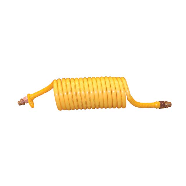 AIR COIL YELLOW M16 FITTINGS 3M WORKING LENGTH