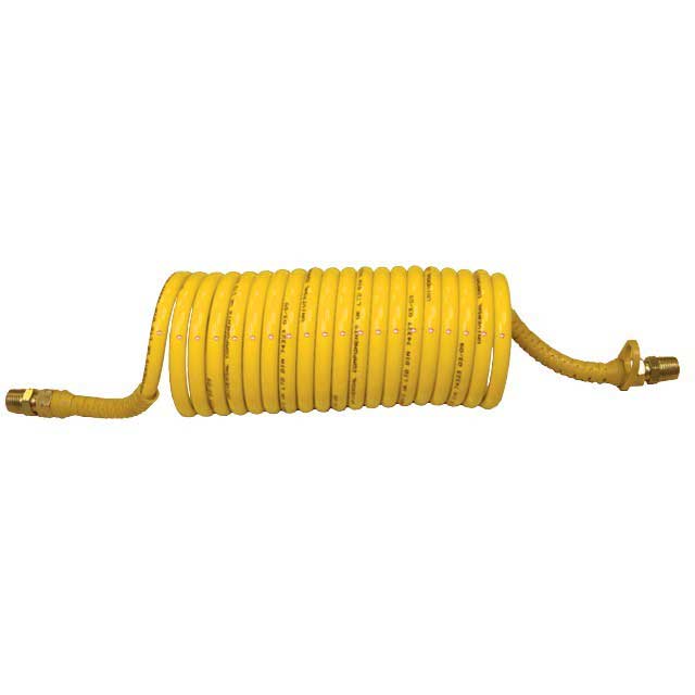 AIR COIL YELLOW M22 FITTINGS 3M WORKING LENGTH