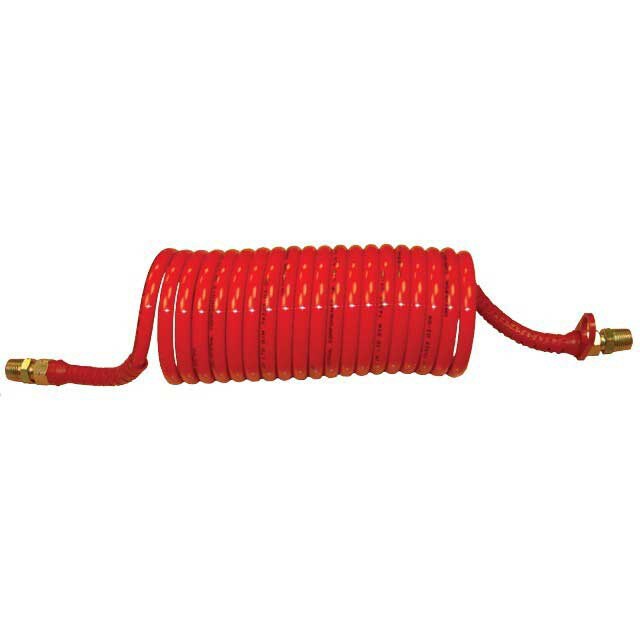 AIR COIL RED M22 FITTINGS 9.00M WORKING LENGTH