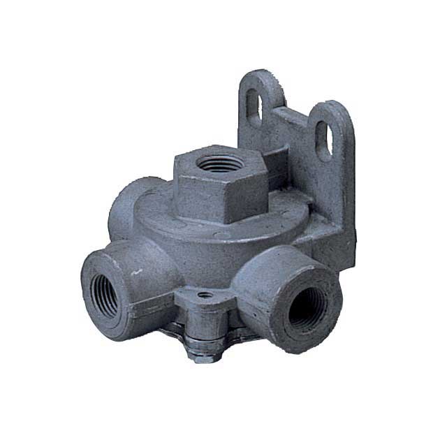 QUICK RELEASE VALVE SUPPLY PORT 1/2 IN NPTF DELIVERY PORT 1/4 IN NPTF EXHAUST PORT 3/8 IN NPTF