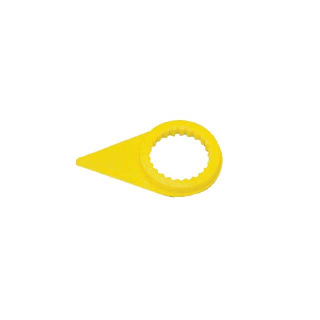 38MM CHECKPOINT WHEEL NUT INDICATOR YELLOW HIGH TEMP