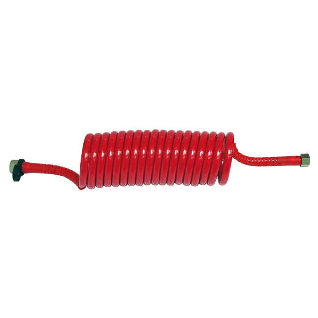 AIR COIL RED WITH 2 X M18F FITTINGS 3.50M WORKING LENGTH