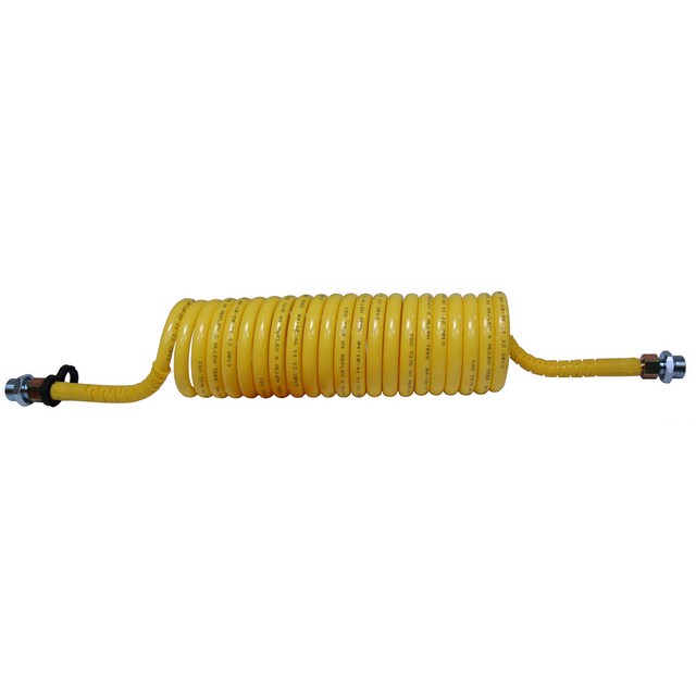 AIR COIL YELLOW WITH 2 X M22 FITTINGS 4.50M WORKING LENGTH