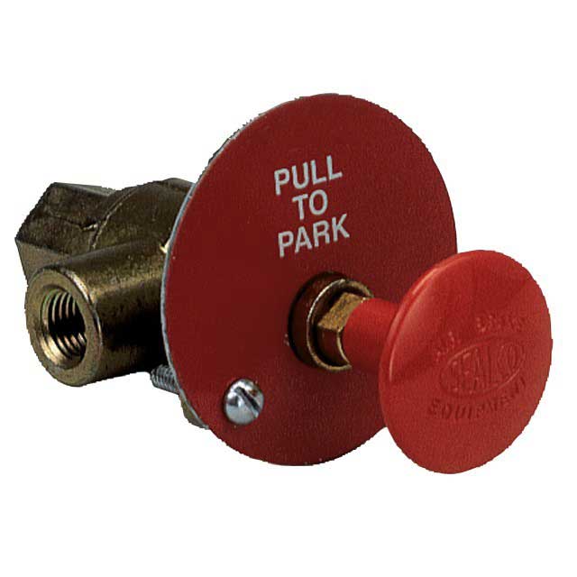 TRAILER PARK VALVE RED KNOB PORTS M16X1.5 - O.E REF - 1384268