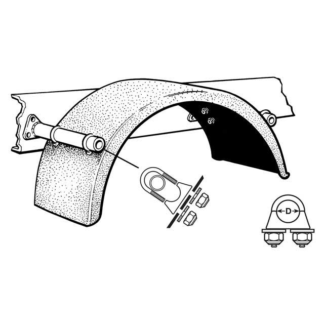 MUDWING FIXING U BOLT