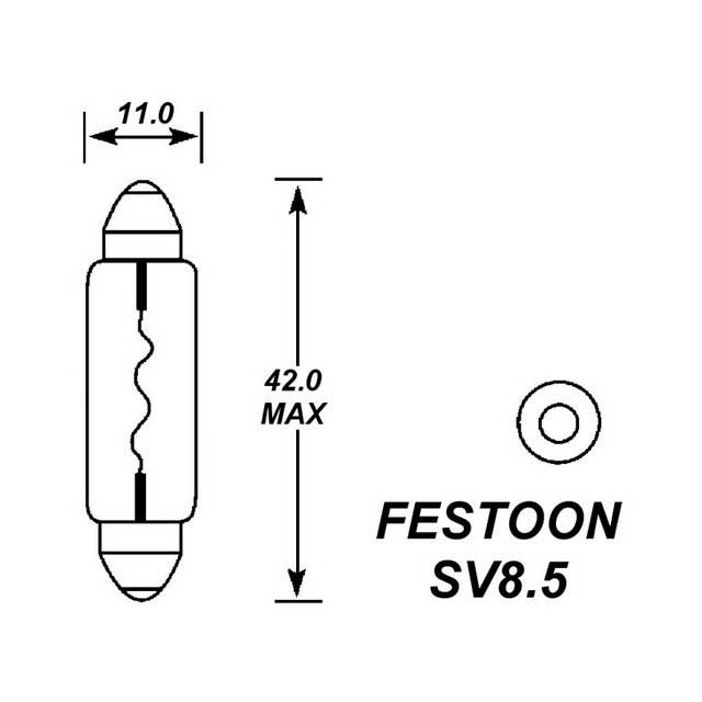 FESTOON 260 24V 5W BULB