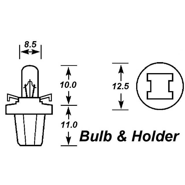 508TAC 24W 1.2W GREY BULB