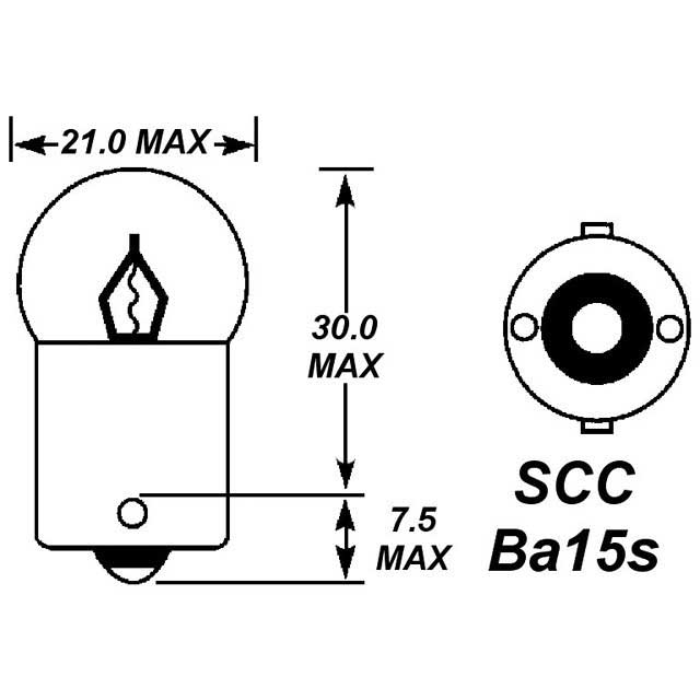 SCC 874 28V 7W BULB