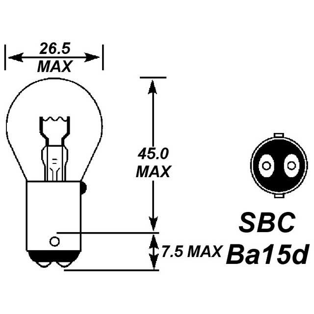 SBC 333 24V 24W BULB