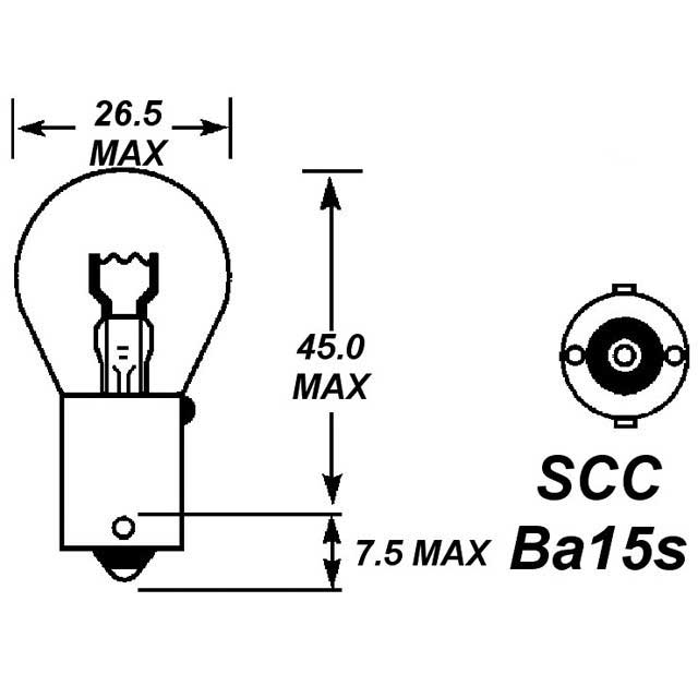 SCC 345 28V 26W BULB