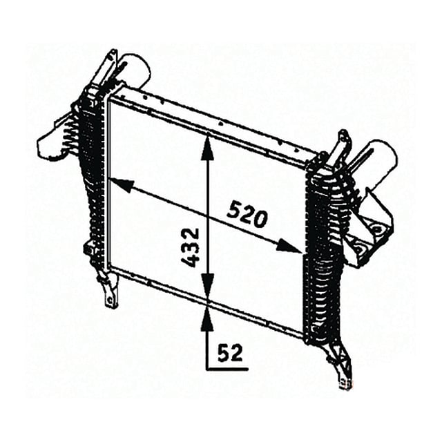 INTERCOOLER - O.E REF - 500380659