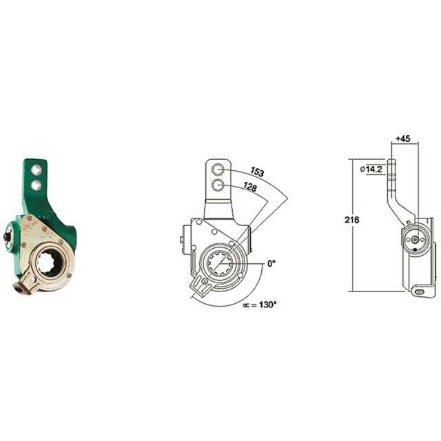 MEI SLACK ADJUSTER - TRAILER - O.E REF - 4175025100