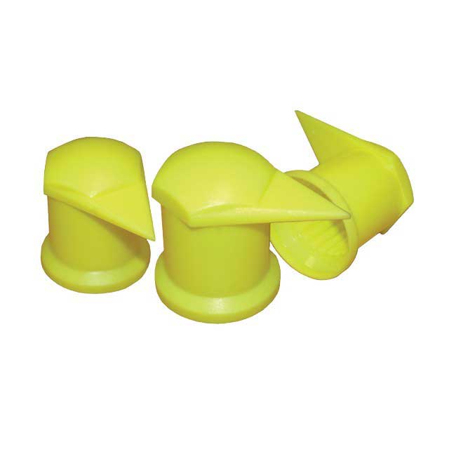 21MM DUSTITE LR WHEEL NUT INDICATOR YELLOW